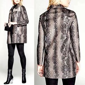 MARCIANO⚡️Luxury Python Print Reversible Jacket_S